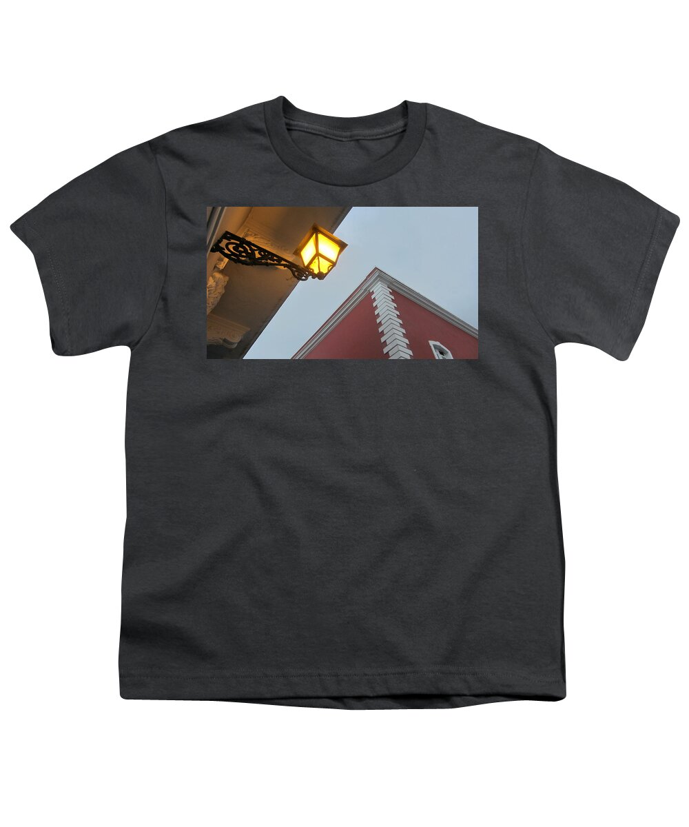 Architecture Youth T-Shirt featuring the photograph Architecture and Lantern 3 by Anita Burgermeister