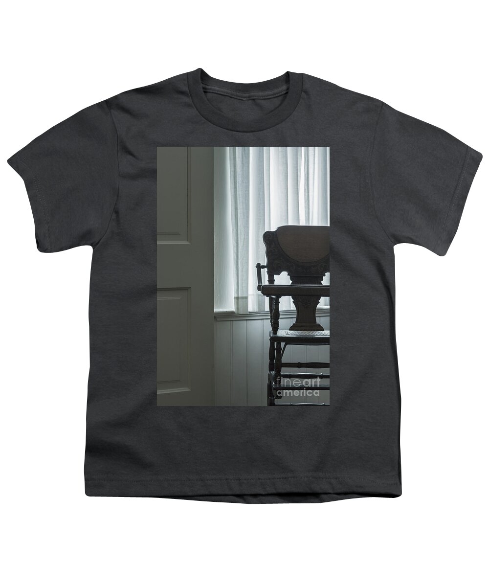No Body Youth T-Shirt featuring the photograph Baby's High Chair by Margie Hurwich