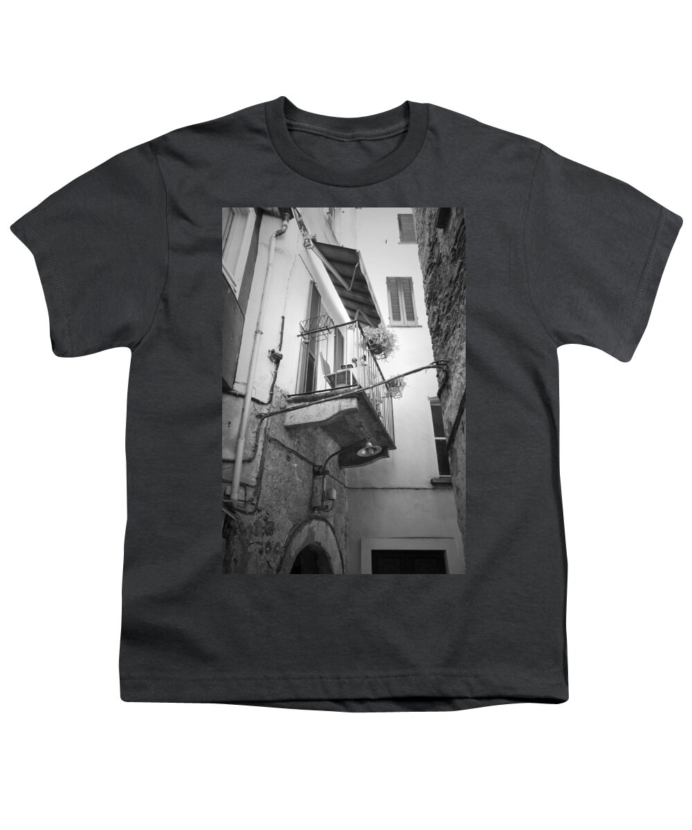 Italian Culture Youth T-Shirt featuring the photograph Balcony by Chevy Fleet