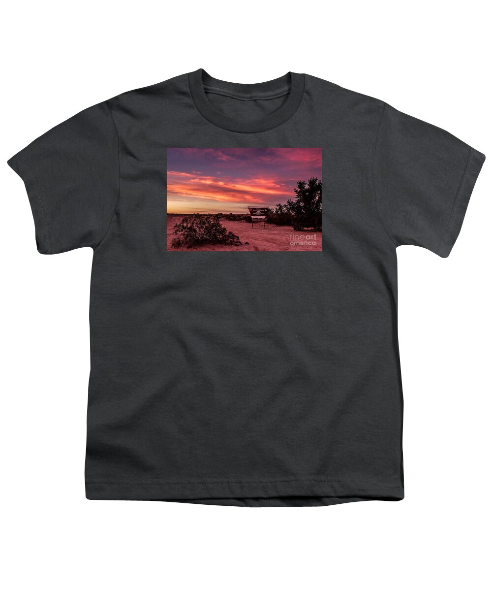  Air Force Range Youth T-Shirt featuring the photograph Barry Goldwater Range by Robert Bales
