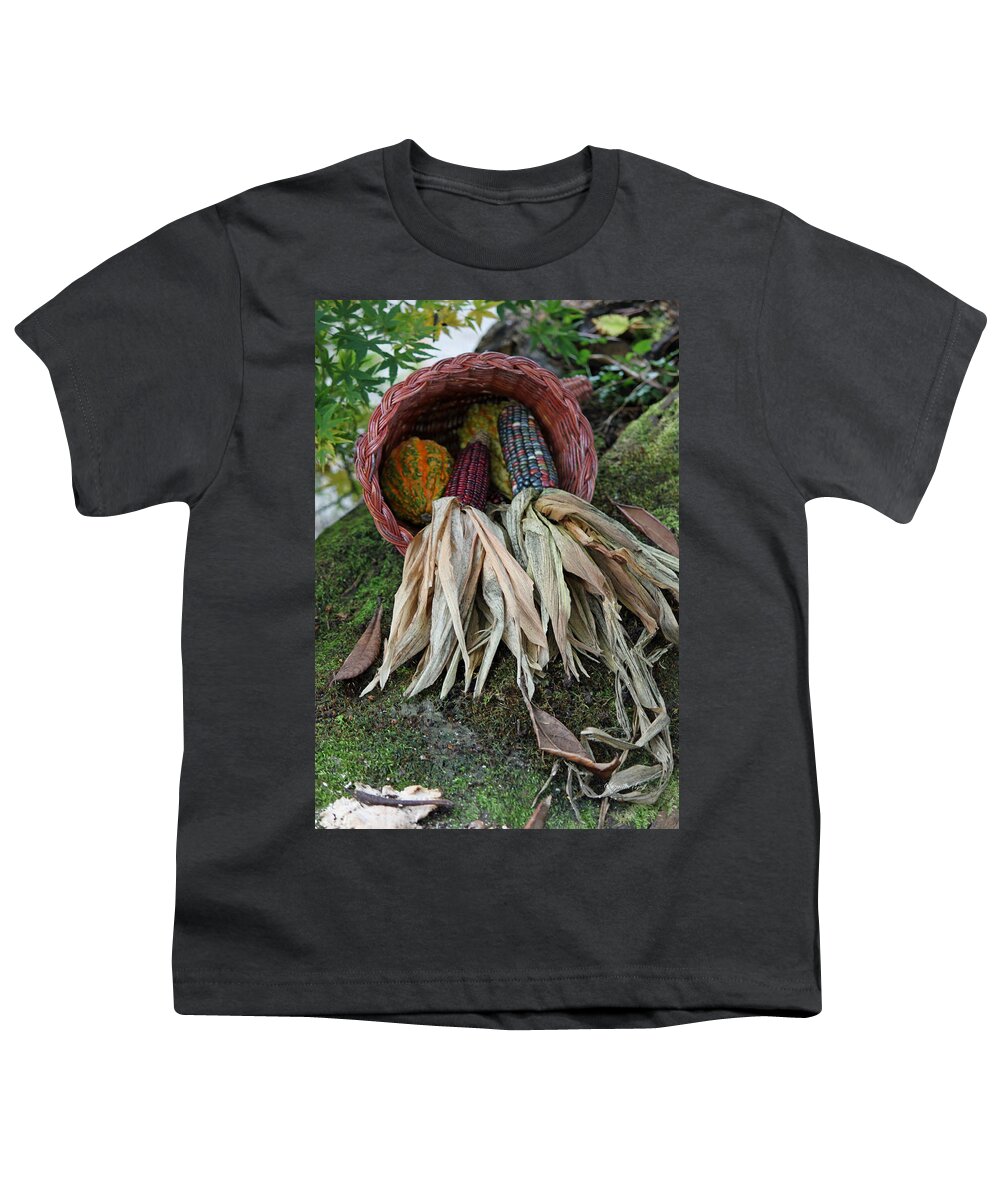 Basket Youth T-Shirt featuring the photograph Basketful by Suzanne Gaff
