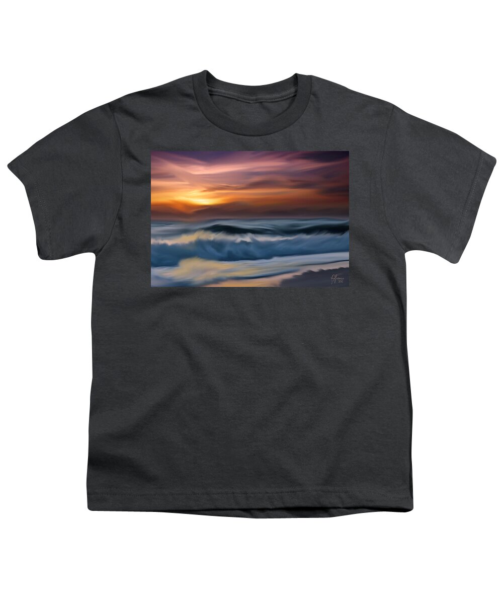 Beach Youth T-Shirt featuring the digital art Beyond Beyond by Vincent Franco