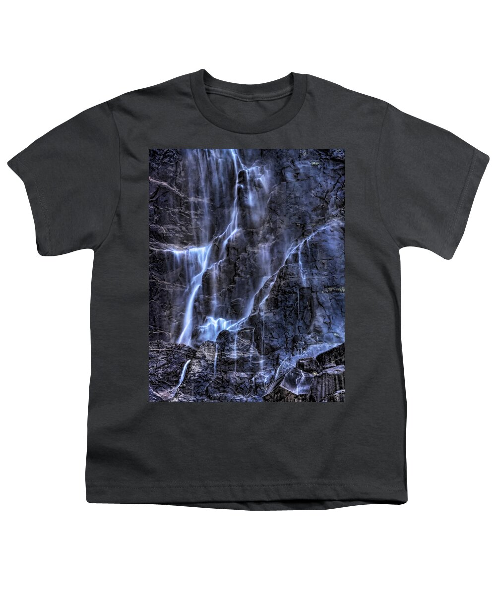 Bridalveil Fall Youth T-Shirt featuring the photograph Bridalveil Fall by Beth Sargent
