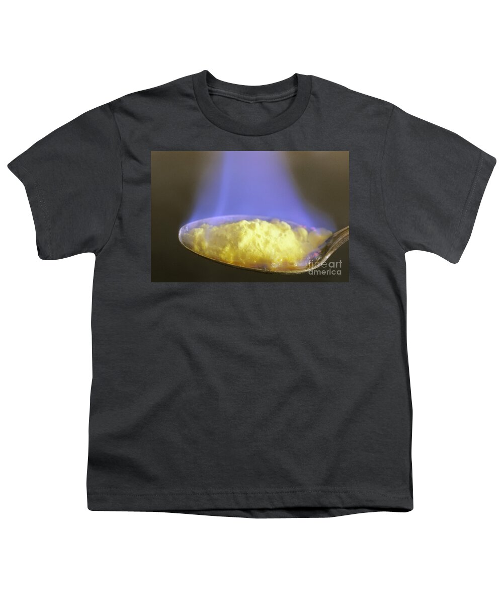 Burning Youth T-Shirt featuring the photograph Burning Sulfur by ER Degginger