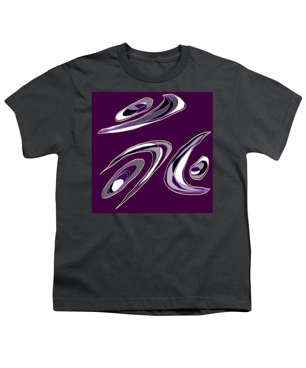 Abstract Youth T-Shirt featuring the digital art Caregiver by Laureen Murtha Menzl