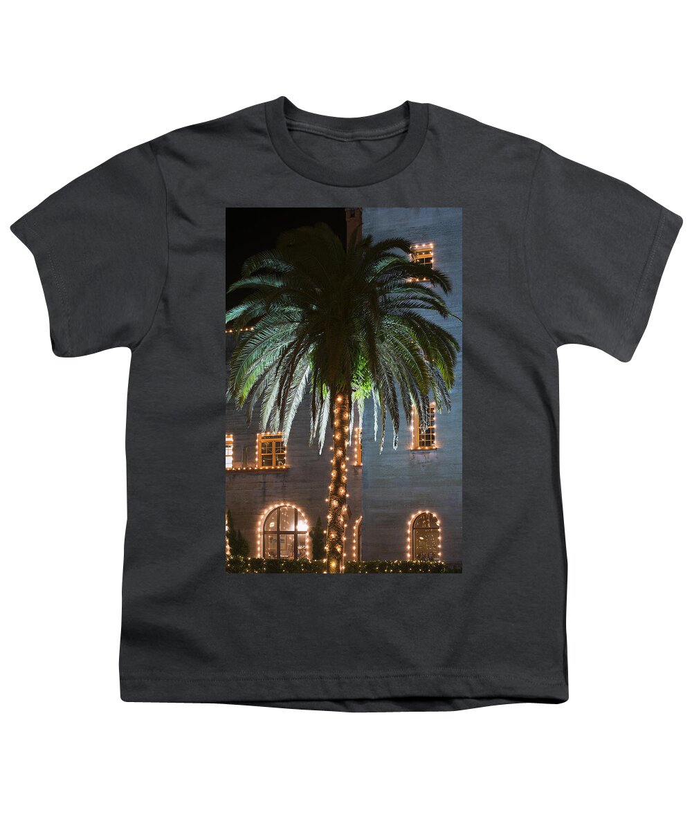 Scenery Youth T-Shirt featuring the photograph Christmas Palm by Kenneth Albin