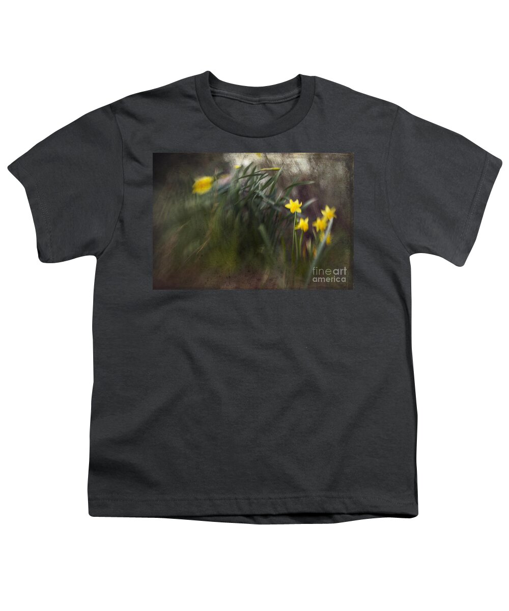  Youth T-Shirt featuring the photograph Daffodills by Ang El