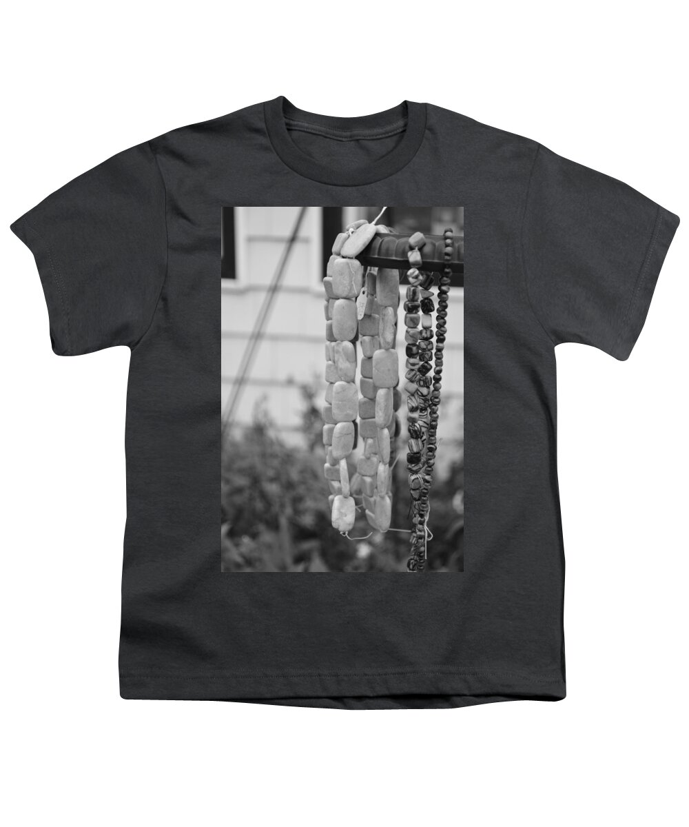 Beads Youth T-Shirt featuring the photograph Dangling Beads by Meganne Peck