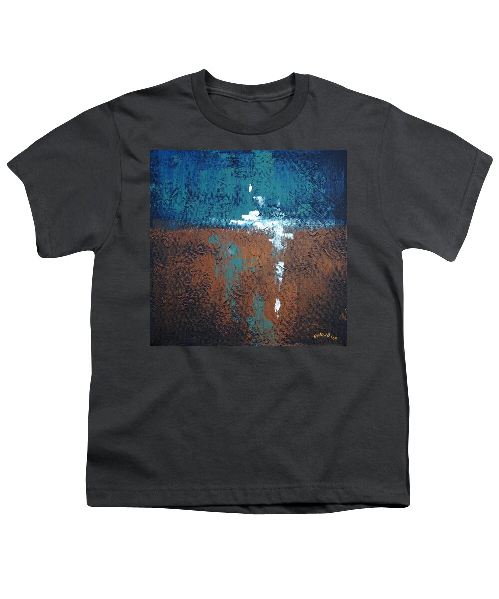 Abstract Youth T-Shirt featuring the painting Disenchanted by Glenn Pollard