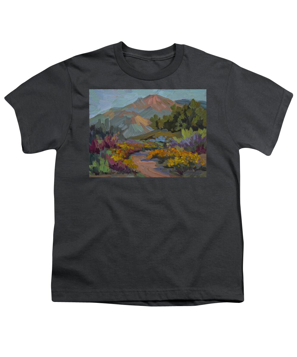 Early Morning Light Youth T-Shirt featuring the painting Early Morning Light Santa Barbara by Diane McClary