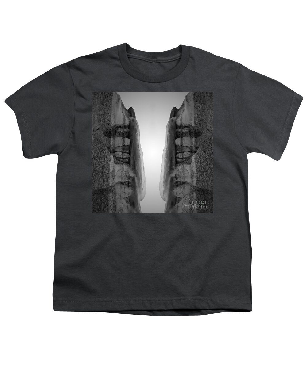 Black Youth T-Shirt featuring the photograph Face To Face Montage I by David Gordon