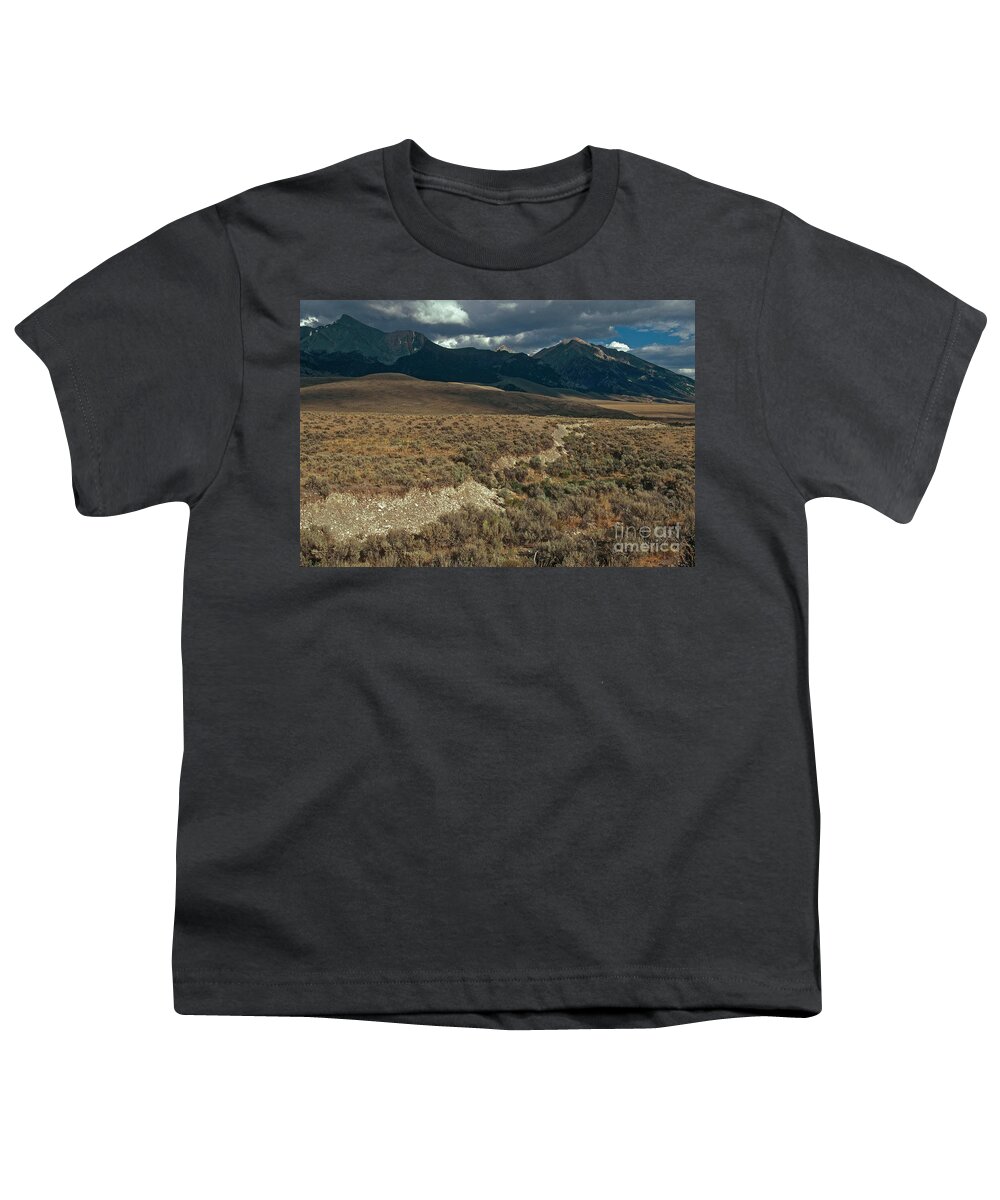 Mount Borah Youth T-Shirt featuring the photograph Fault Line by William H. Mullins