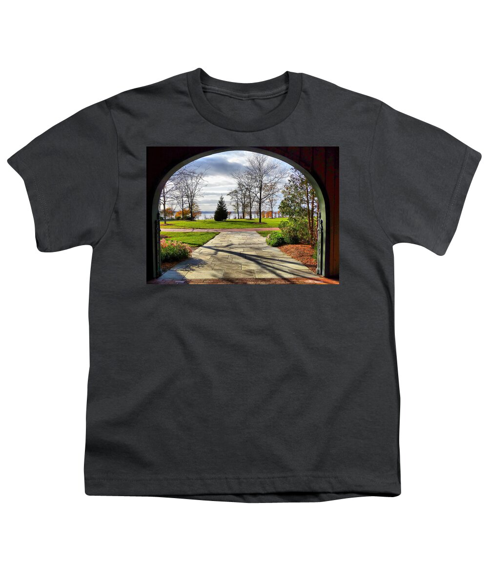 Finger Lakes Youth T-Shirt featuring the photograph Finger Lakes View from Mackenzie Childs by Mitchell R Grosky