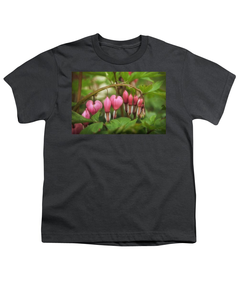 Five Little Hearts Youth T-Shirt featuring the photograph Five Little Hearts by Mary Machare
