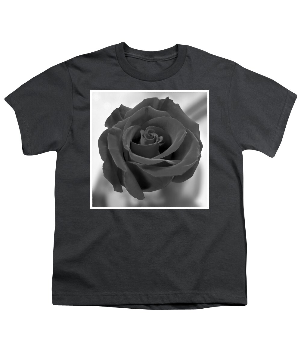 Rose Youth T-Shirt featuring the photograph Dark Rose by Mike McGlothlen