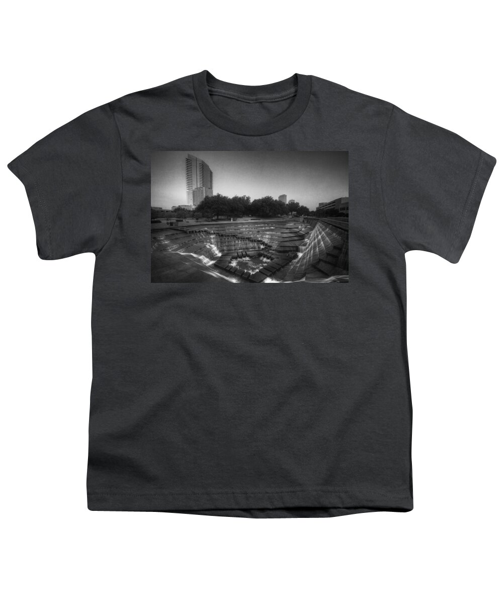Water Garden Youth T-Shirt featuring the photograph Fort Worth Water Gardens by Joan Carroll
