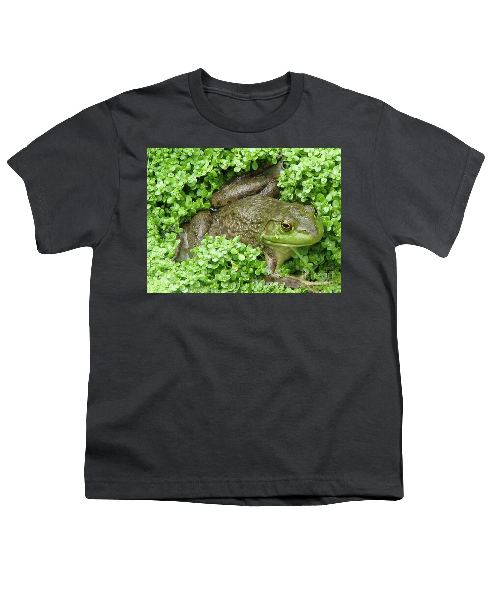 Frog Youth T-Shirt featuring the photograph Frog by DejaVu Designs