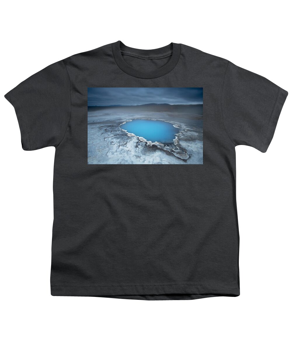 Nis Youth T-Shirt featuring the photograph Geothermal Pool Iceland by Mart Smit