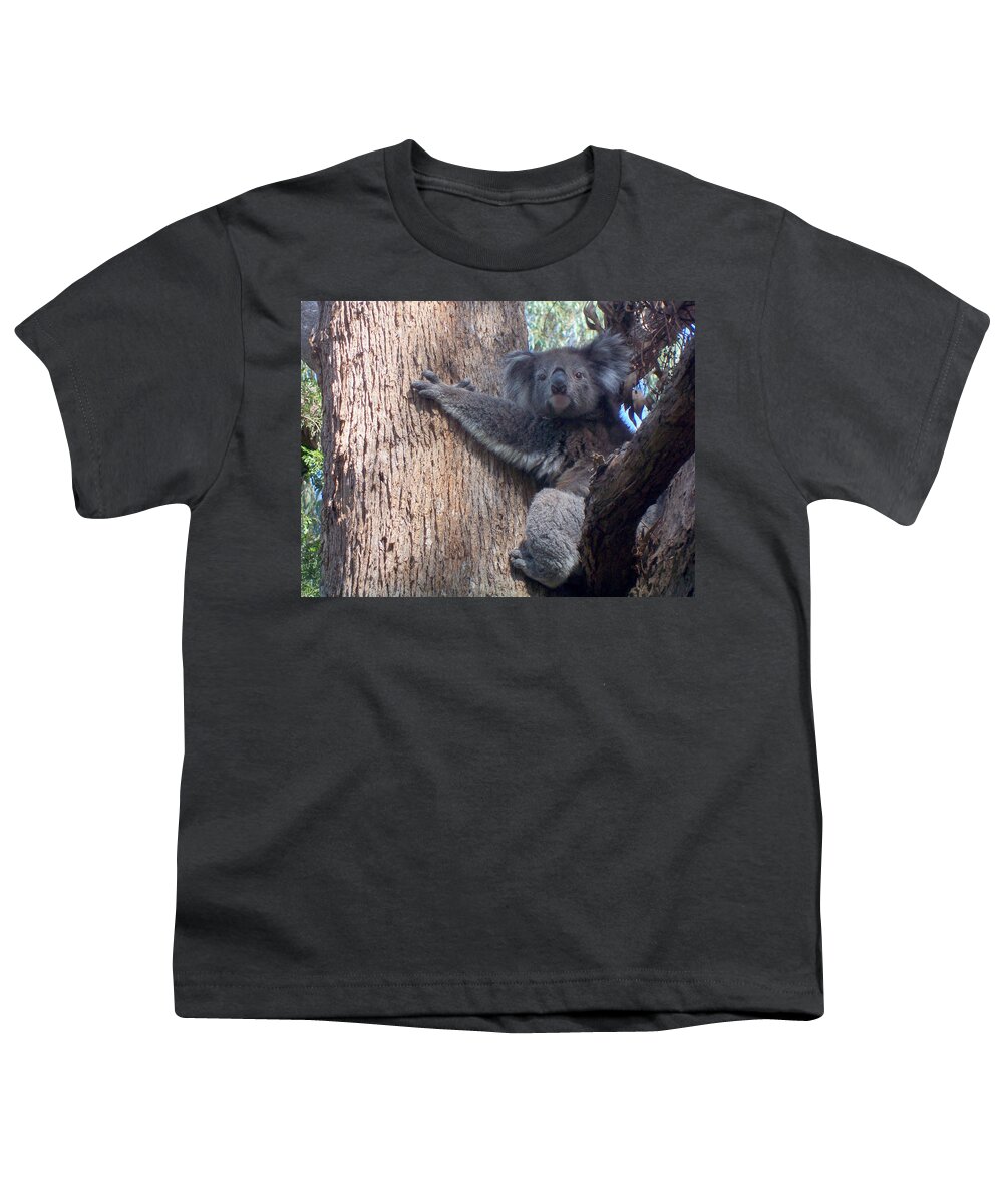 Koala Youth T-Shirt featuring the photograph Good Morning by Evelyn Tambour