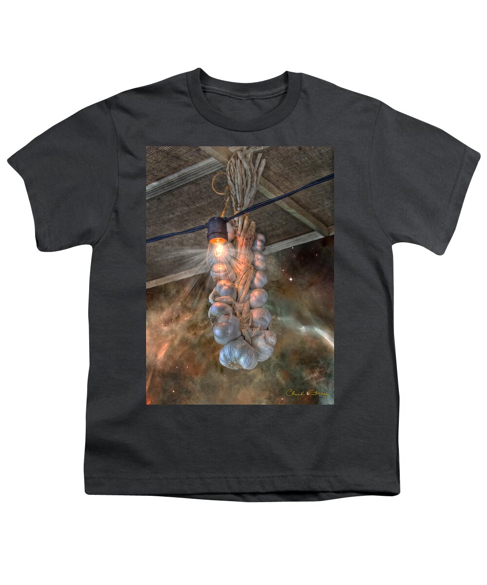 Heavenly Garlic Youth T-Shirt featuring the photograph Heavenly Garlic by Chuck Staley