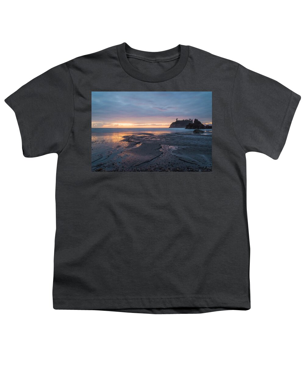 Olympic National Park Youth T-Shirt featuring the photograph Holy Endings by Kristopher Schoenleber
