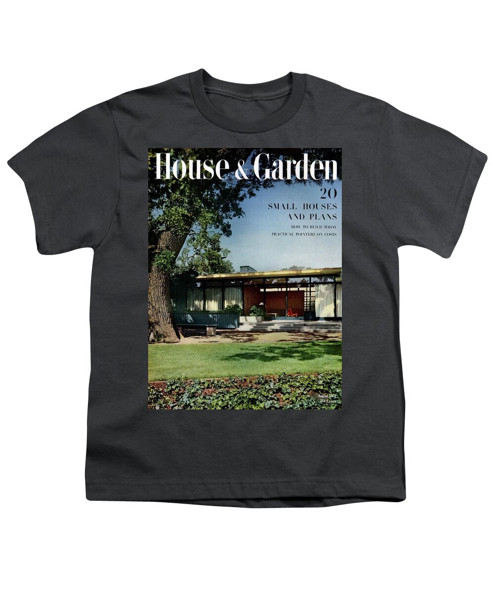 House & Garden Youth T-Shirt featuring the photograph House & Garden Cover Of The Kurt Appert House by Ernest Braun
