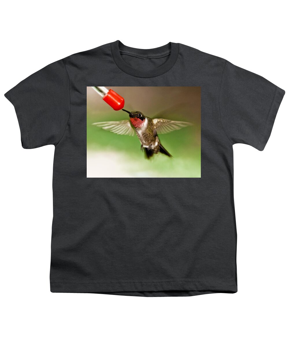 Hummingbird Youth T-Shirt featuring the photograph Hummingbird by Robert L Jackson