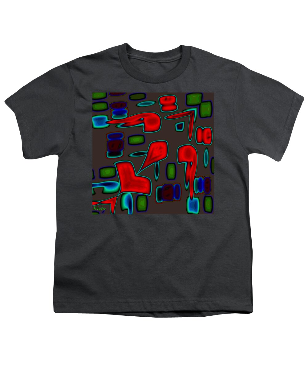 Infrared Youth T-Shirt featuring the digital art Infrared Flight by Alec Drake