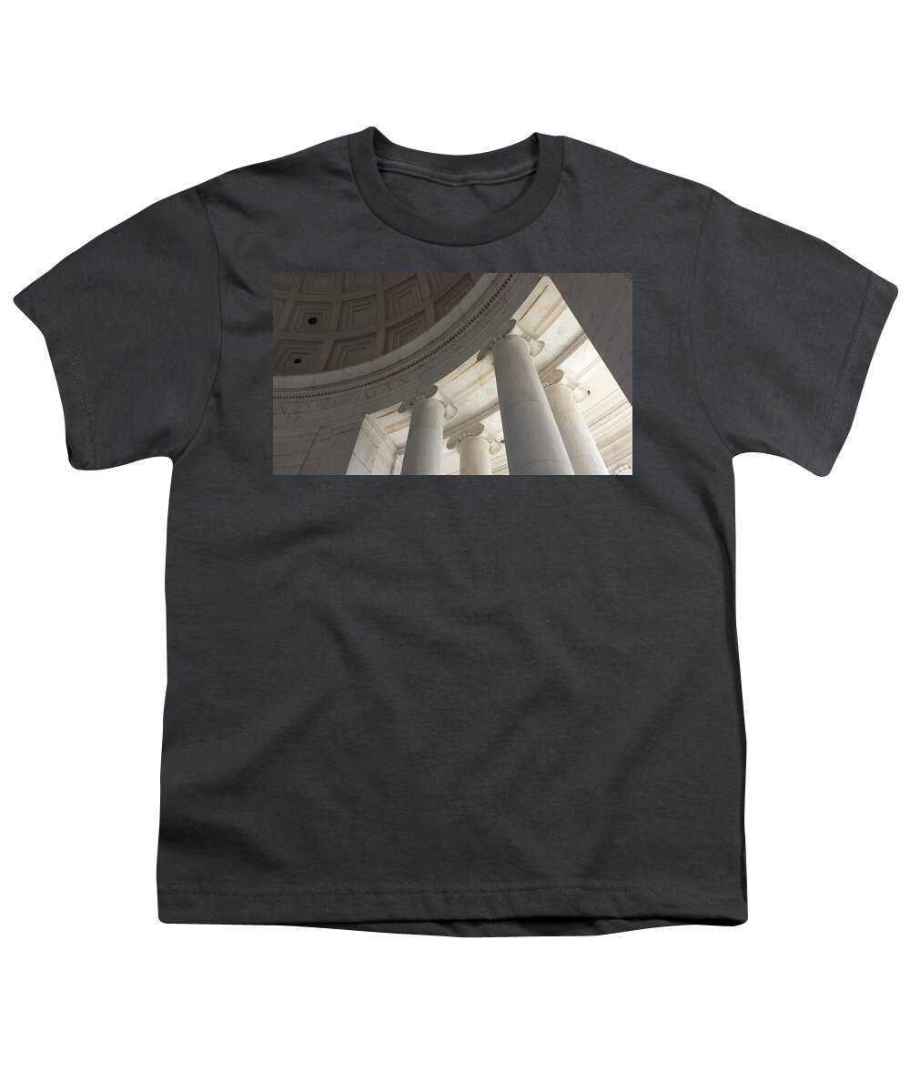 Declaration Of Independence Youth T-Shirt featuring the photograph Jefferson Memorial Architecture by Kenny Glover
