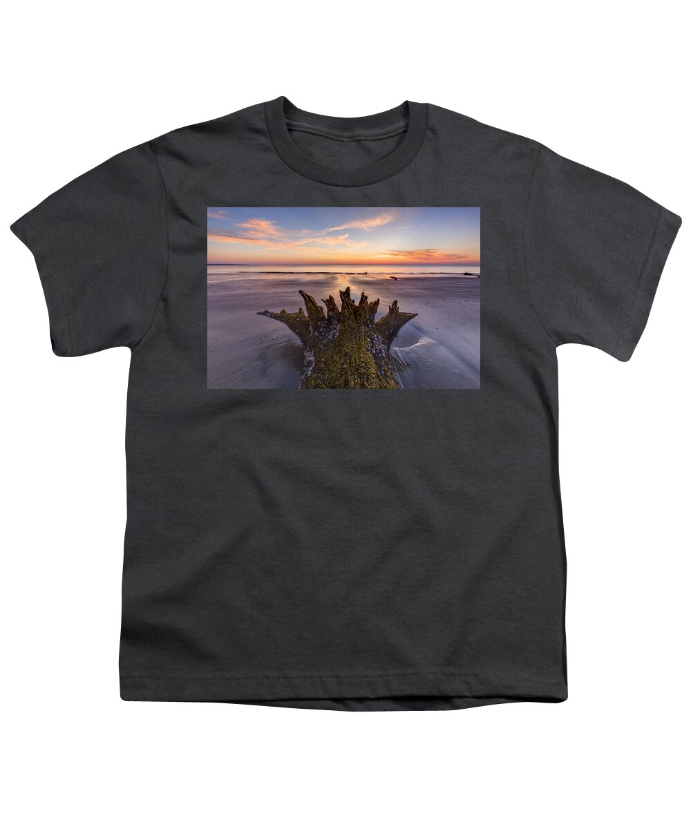 Clouds Youth T-Shirt featuring the photograph King Neptune by Debra and Dave Vanderlaan
