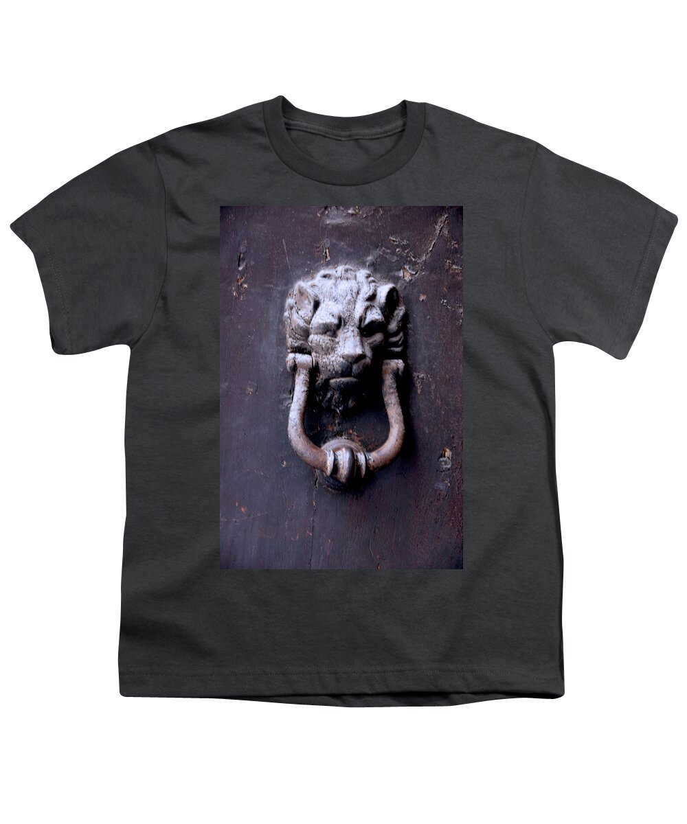 Door Knocker Youth T-Shirt featuring the photograph Knock Knock by Eric Tressler