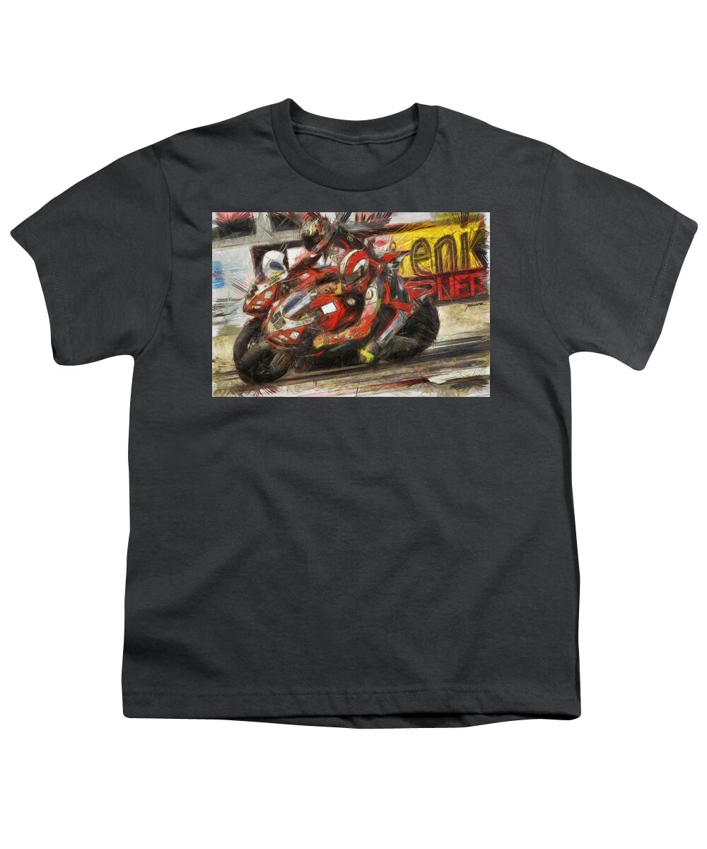 Sic Youth T-Shirt featuring the painting La Staccata by Tano V-Dodici ArtAutomobile