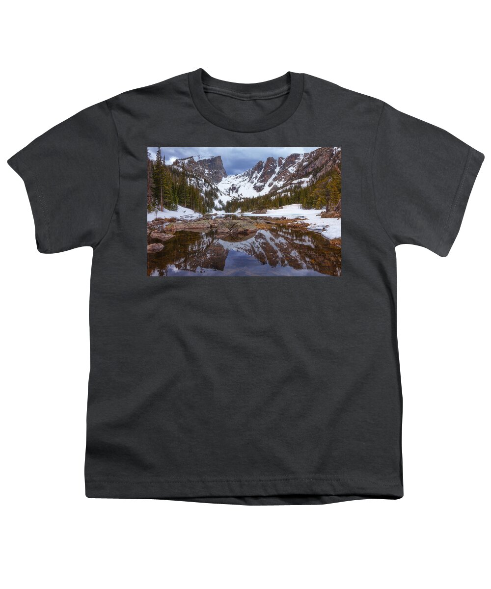 Sunrise Youth T-Shirt featuring the photograph Lake of Dreams by Darren White