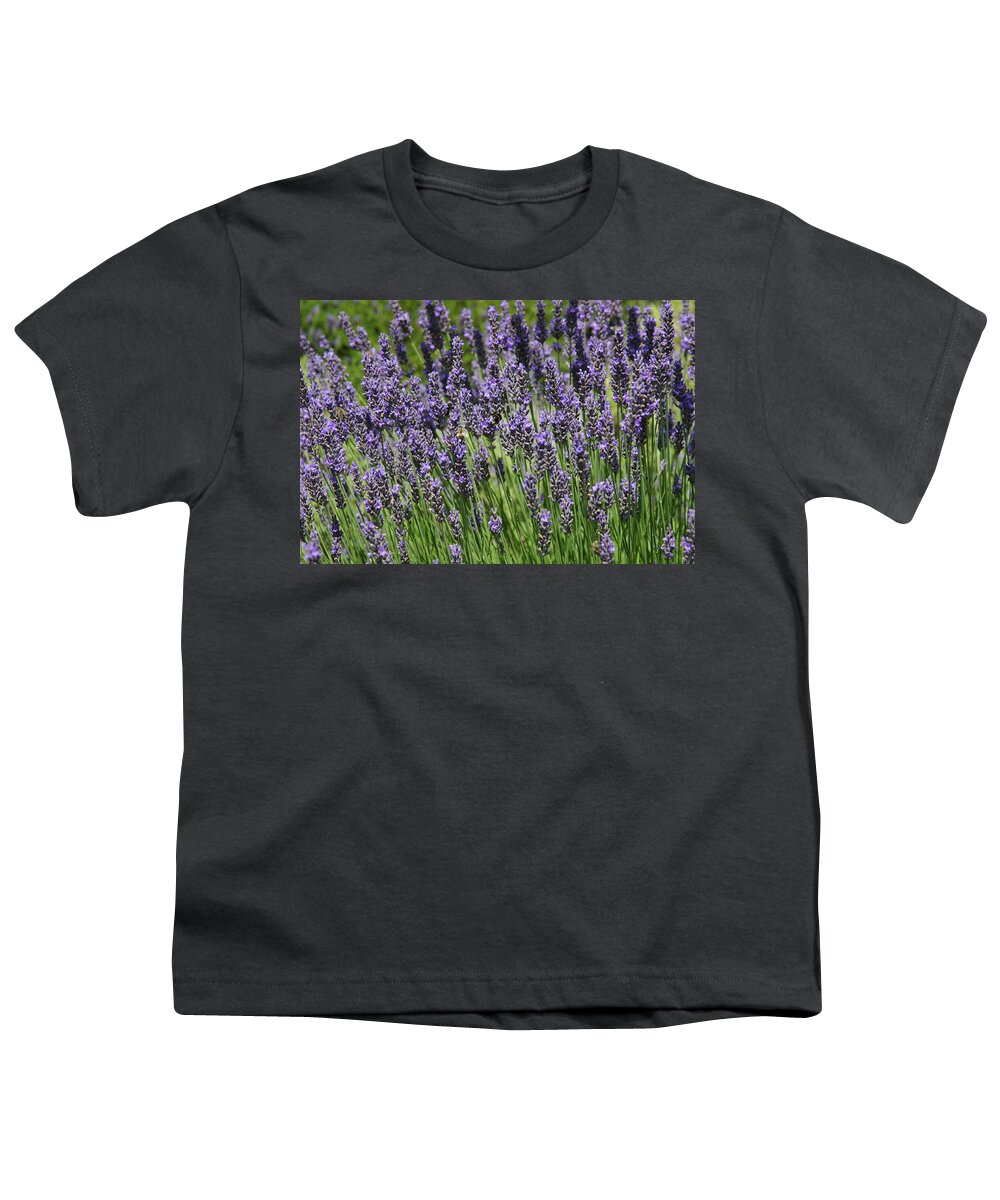 Lavender Youth T-Shirt featuring the photograph Lavender by Chevy Fleet