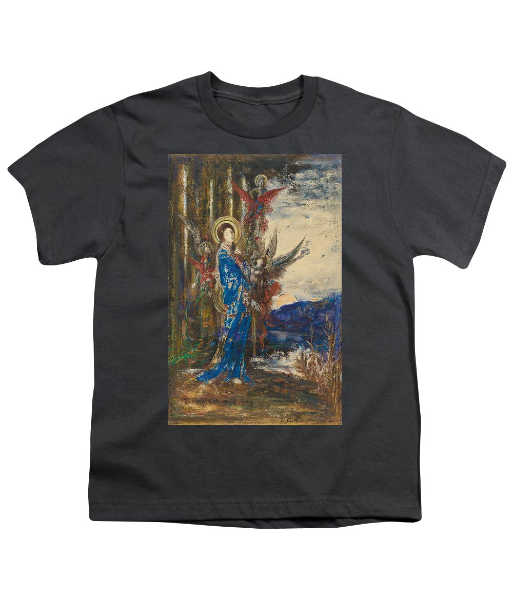 Gustave Moreau Youth T-Shirt featuring the painting Les Epreuves by Gustave Moreau