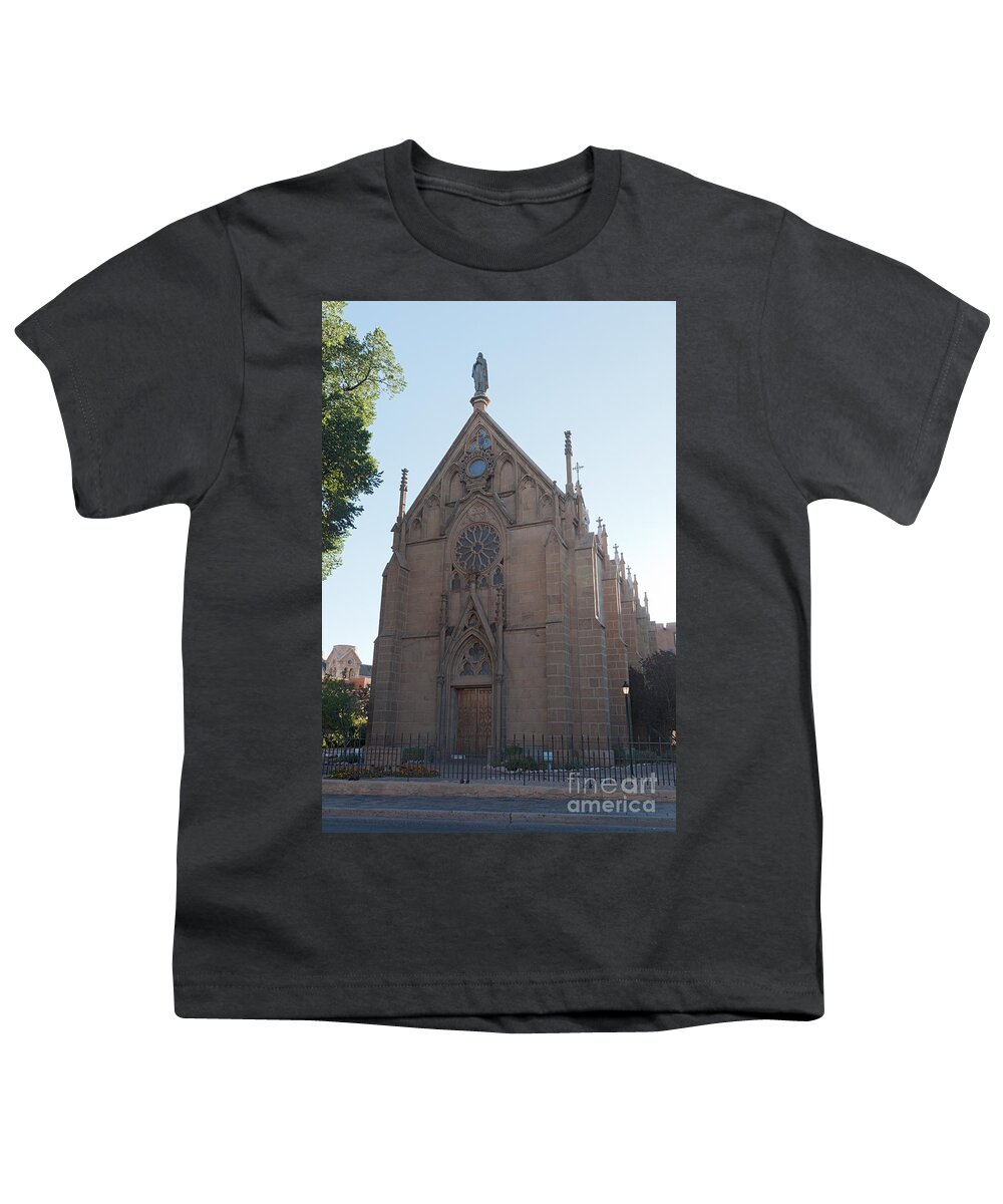 Loretto Chapel Youth T-Shirt featuring the photograph Loreto Chapel by Fred Stearns
