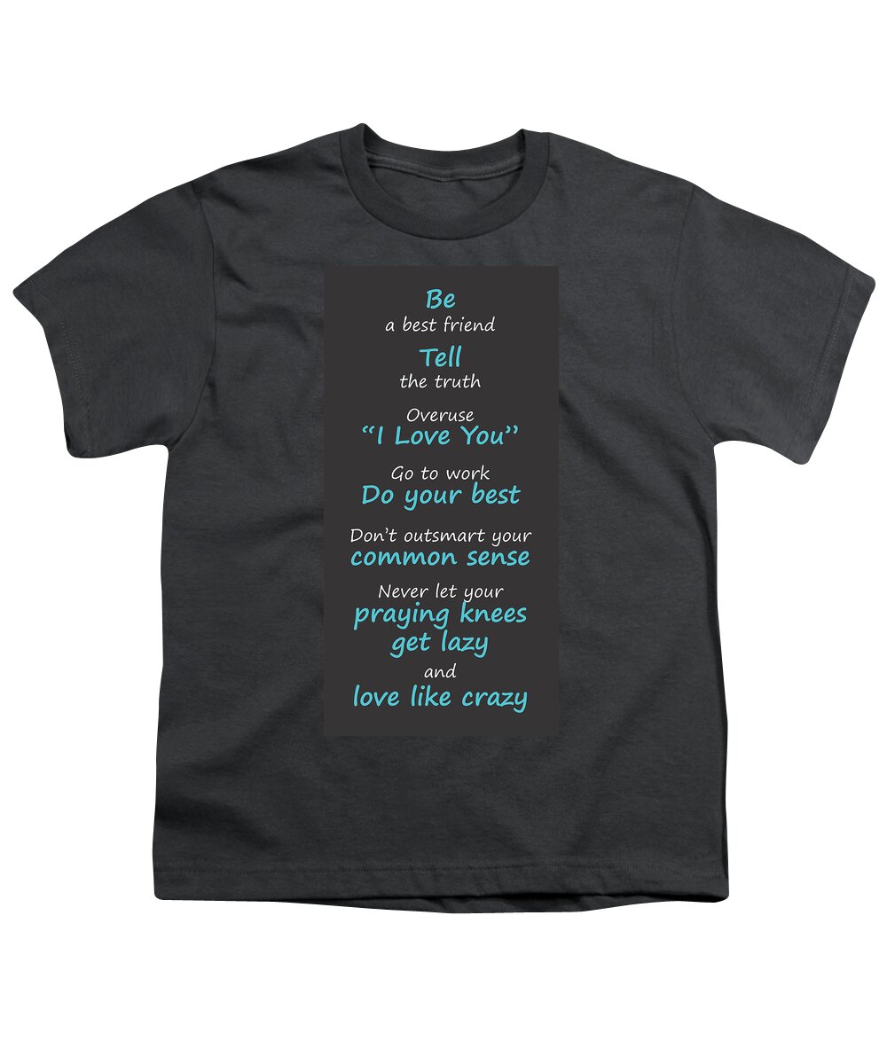 Friend Youth T-Shirt featuring the photograph Love Like Crazy by Debbie Karnes