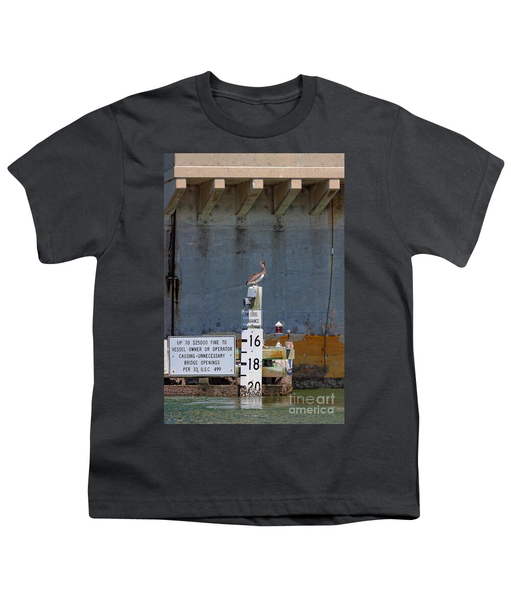  Florida Youth T-Shirt featuring the photograph Low Tide by Rick Kuperberg Sr