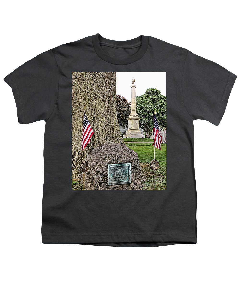Memorial Tree 1919 Youth T-Shirt featuring the photograph Memorial Tree 1919 by Janice Drew