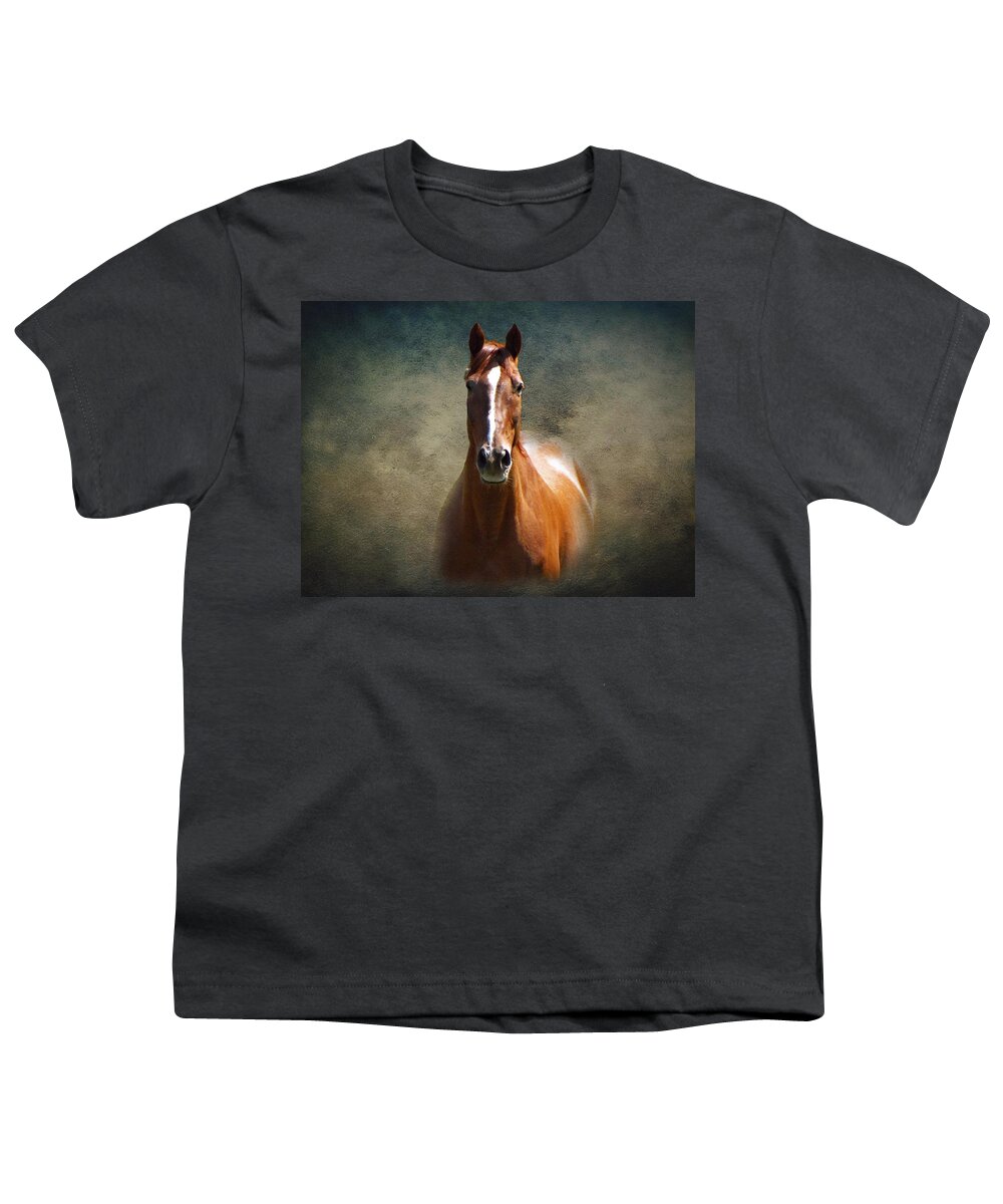 Misty In The Moonlight Youth T-Shirt featuring the photograph Misty in the Moonlight by David Dehner