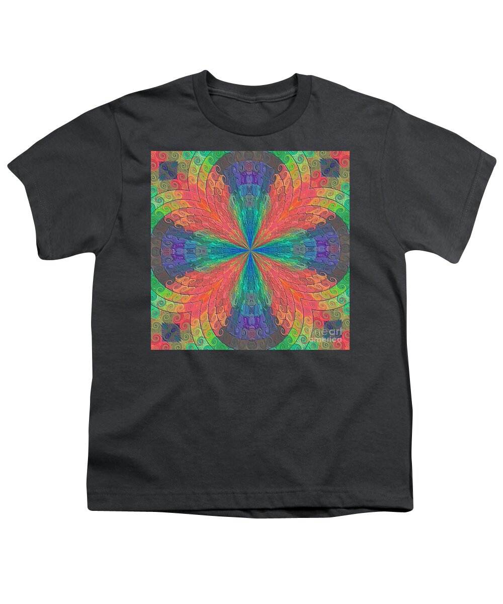 Paradiso Youth T-Shirt featuring the mixed media Paradiso 6 by Leigh Eldred