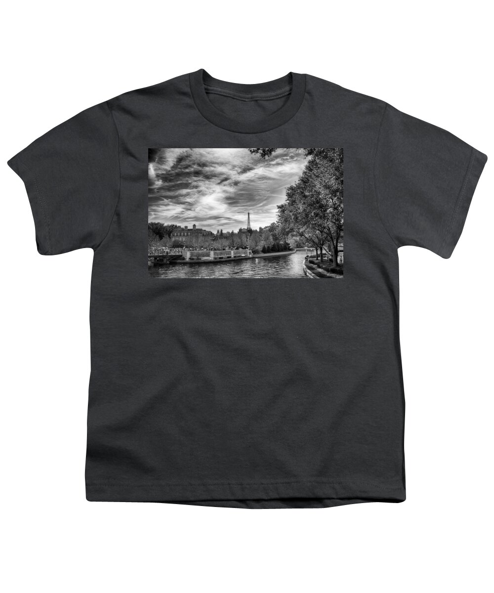 Nature Youth T-Shirt featuring the photograph Paris by Howard Salmon