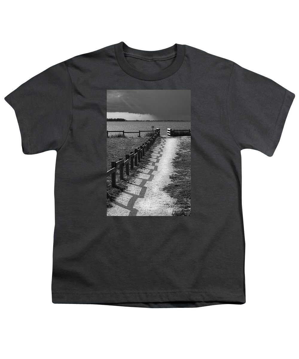 Apollo Beach Youth T-Shirt featuring the photograph Pathway to the Beach by Marvin Spates