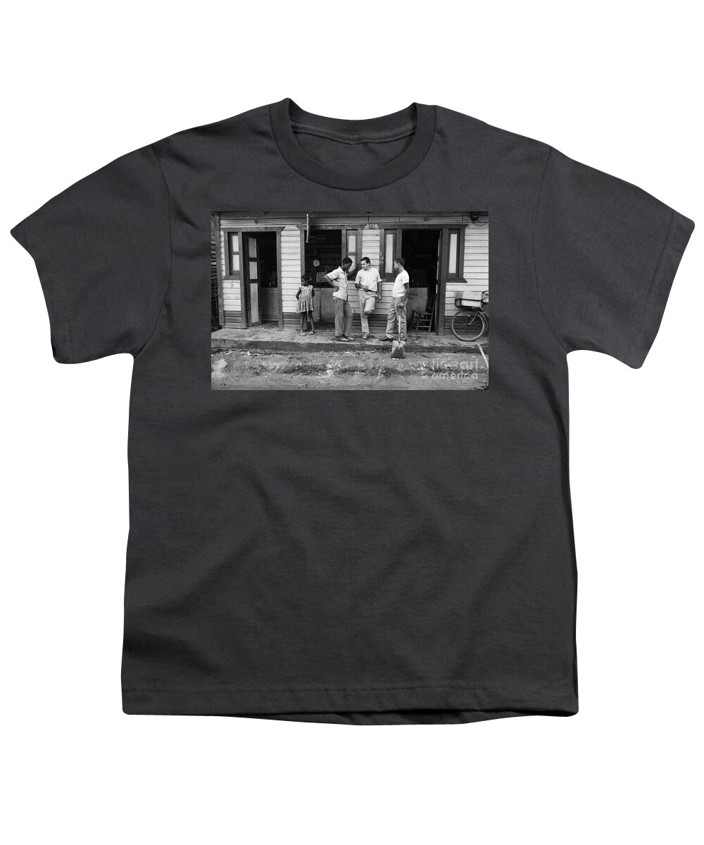 1965 Youth T-Shirt featuring the photograph PEACE CORPS c1965 by Granger