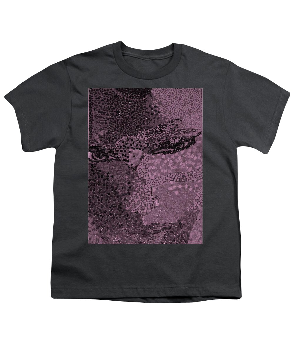Face Youth T-Shirt featuring the photograph Pink Face by Rob Hans