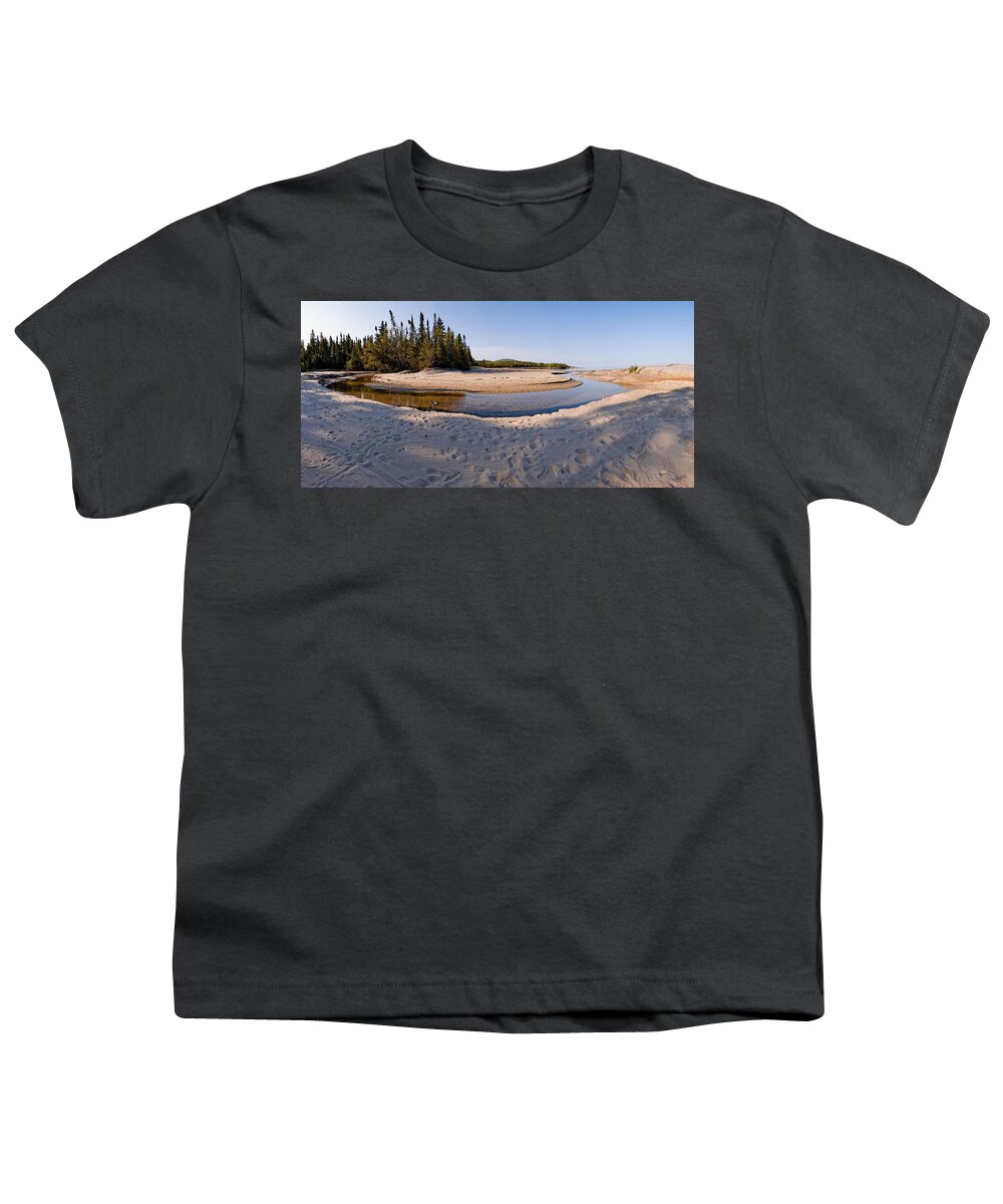 Lake Superior Youth T-Shirt featuring the photograph Prisoners Cove  by Doug Gibbons