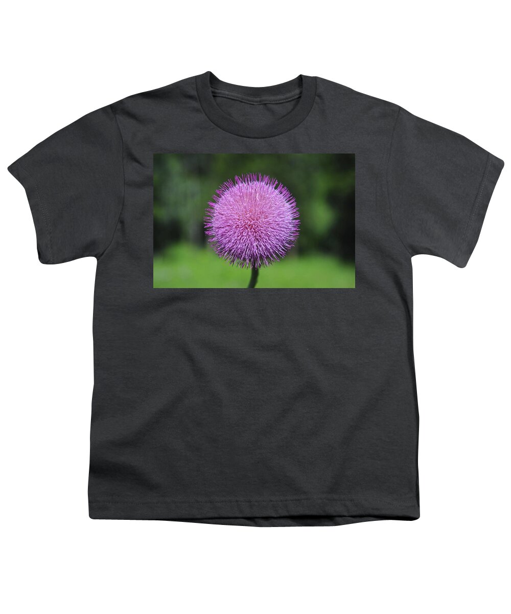 Photograph Youth T-Shirt featuring the photograph Purple Fuzz by Richard Gehlbach