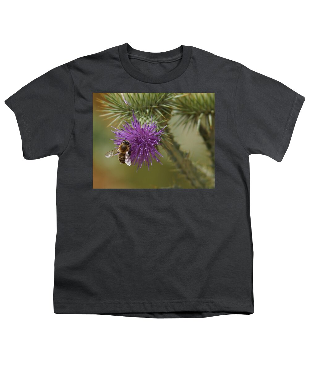 Thistle Youth T-Shirt featuring the photograph Purple Glory 2 by Ernest Echols
