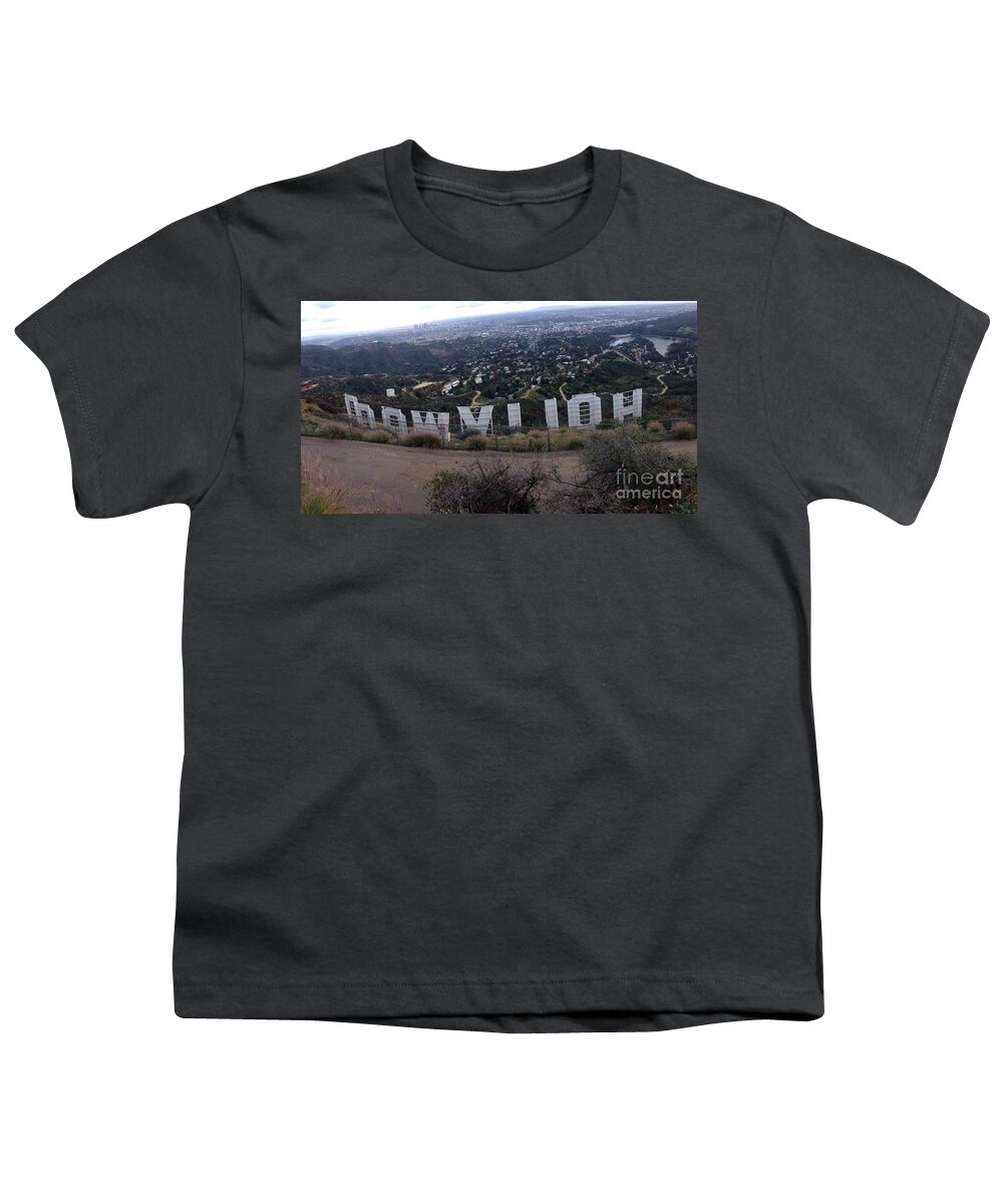 Hollywood Youth T-Shirt featuring the photograph Quite A Hike by Denise Railey