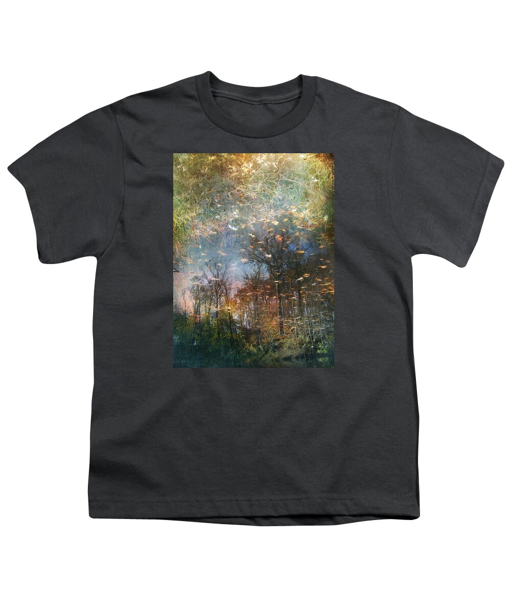 Reflection Youth T-Shirt featuring the photograph Reflective Waters by John Rivera